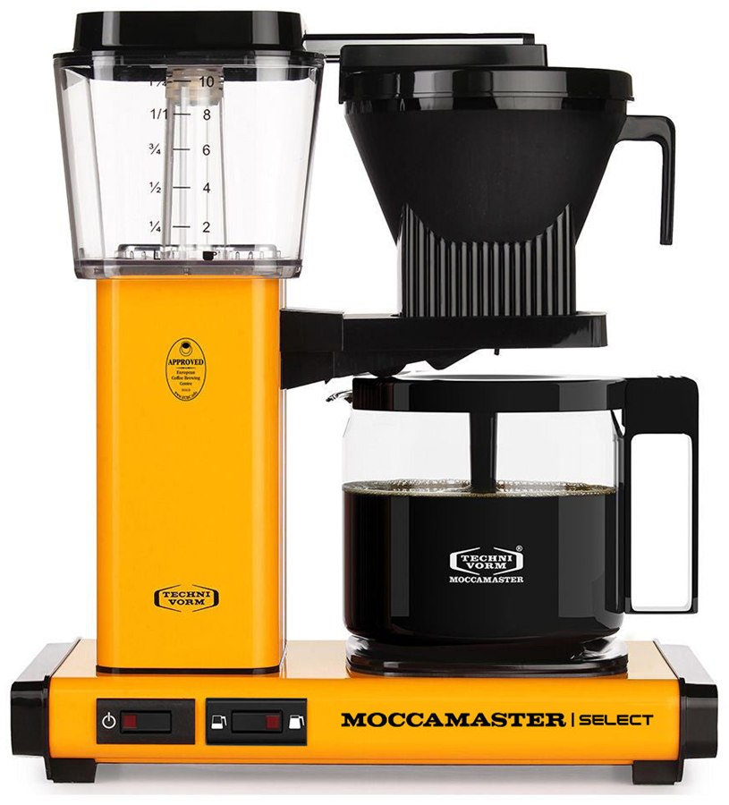 Moccamaster KBG Select Filterkaffeemaschine in Gelb